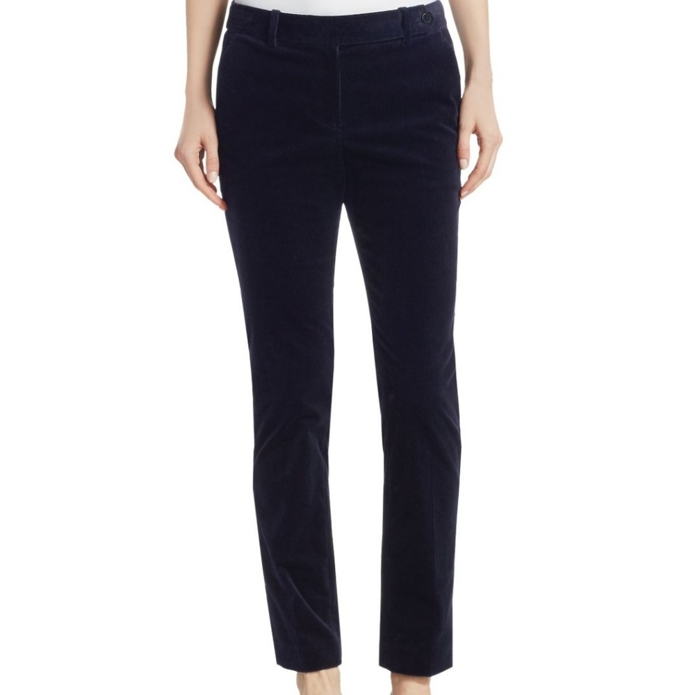 Theory straight corduroy trousers